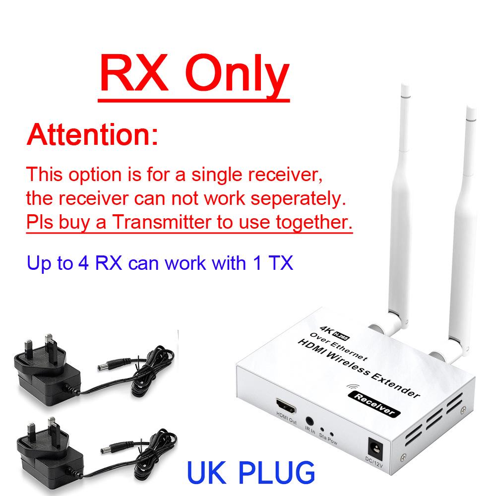 4K Wireless HDMI Extender and Receiver 150M for Screen Projection