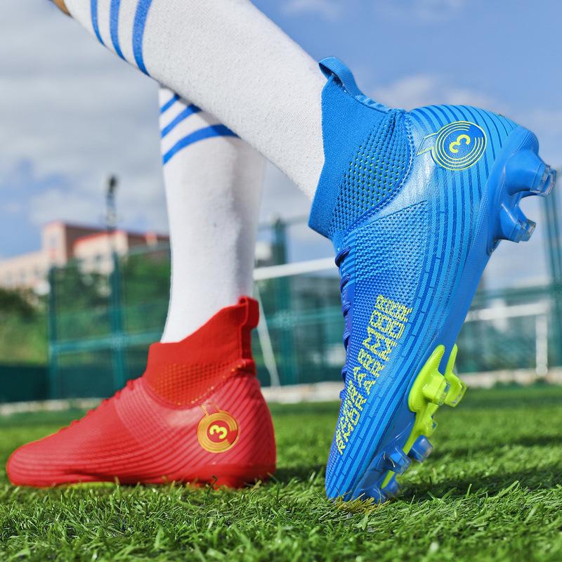 FootballShoes, повседневная детская обувь, размер 30–47, дышащая обувь, спортивные кроссовки для мальчиков и девочек