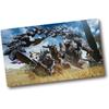Capcom Monster Hunter Wilds Настольный коврик Упаковка Визуальное представление Прибл.. В400 x Ш800 мм Изготовлен из полиэстера и ...