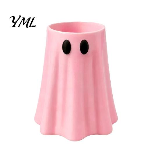 Festive Beverage Accessory Halloween Ghost Can Holder, Spooky Figurine Drink Reusable Flexible Slim Cover Cooler Sleeve, for Party Standard