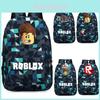 Стильный рюкзак Roblox для детей с ярким мультяшным рисунком и большим объемом