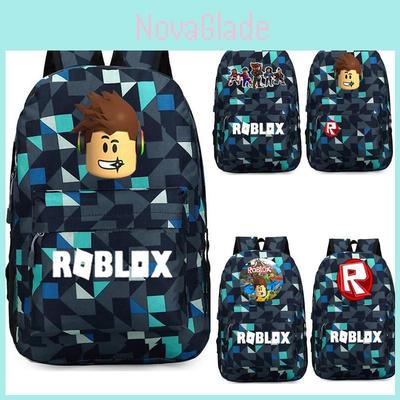 Стильный рюкзак Roblox для детей с ярким мультяшным рисунком и большим объемом