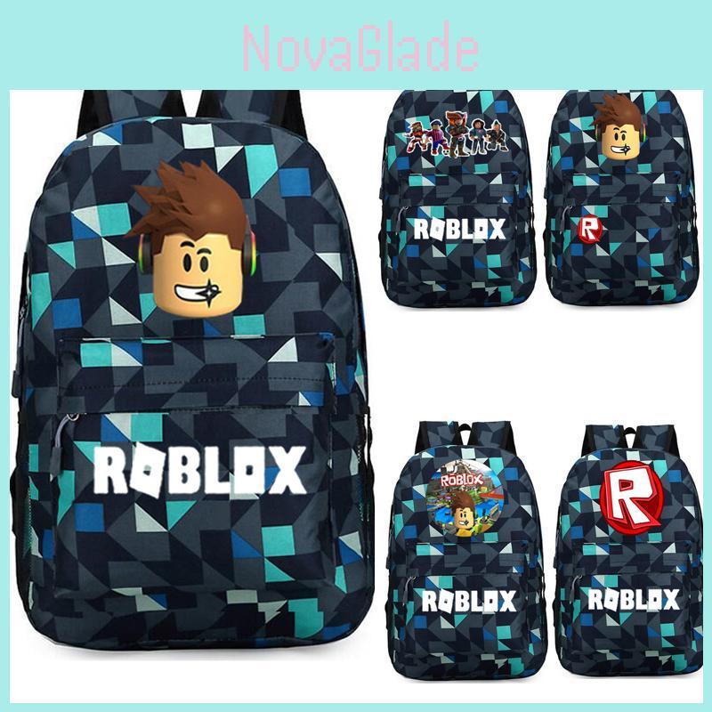 Стильный рюкзак Roblox для детей с ярким мультяшным рисунком и большим объемом