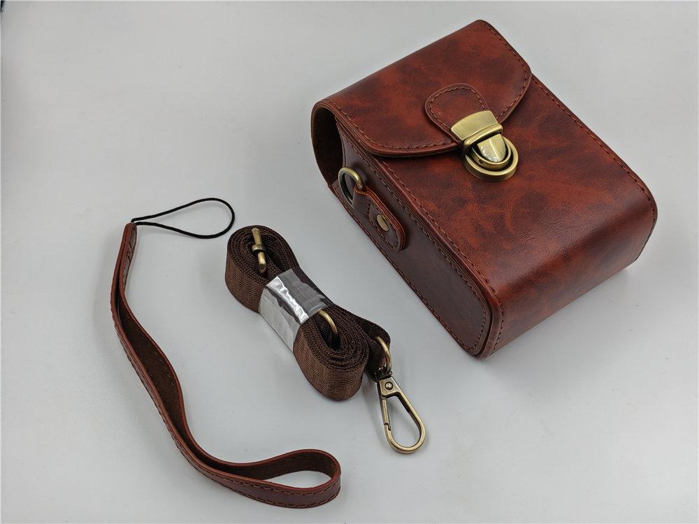 Чехол-сумка из ПУ кожи для камеры Canon SX740HS SX730 G7X2 G7X3 G9X Sony ZVE10 ZV1 RX100 ZV1F ZV1II RICOH GR II GR III GRIII X