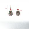GemChic женские новые винтажные красочные капли воды рисовые бусины кисточки бахрома серьги этническая мода крючки серьги на день рождения рождественский подарок ювелирные изделия