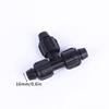 16/20mm Micro Irrigation Drip Tape Connectors Locked Hose Fittings Tee Repair Elbow End Plug Joints Greenhouse Coupler 1Pcs