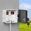 with Lock Outdoor Socket Waterproof Box Anti-Theft Socket Protection Box  86Type