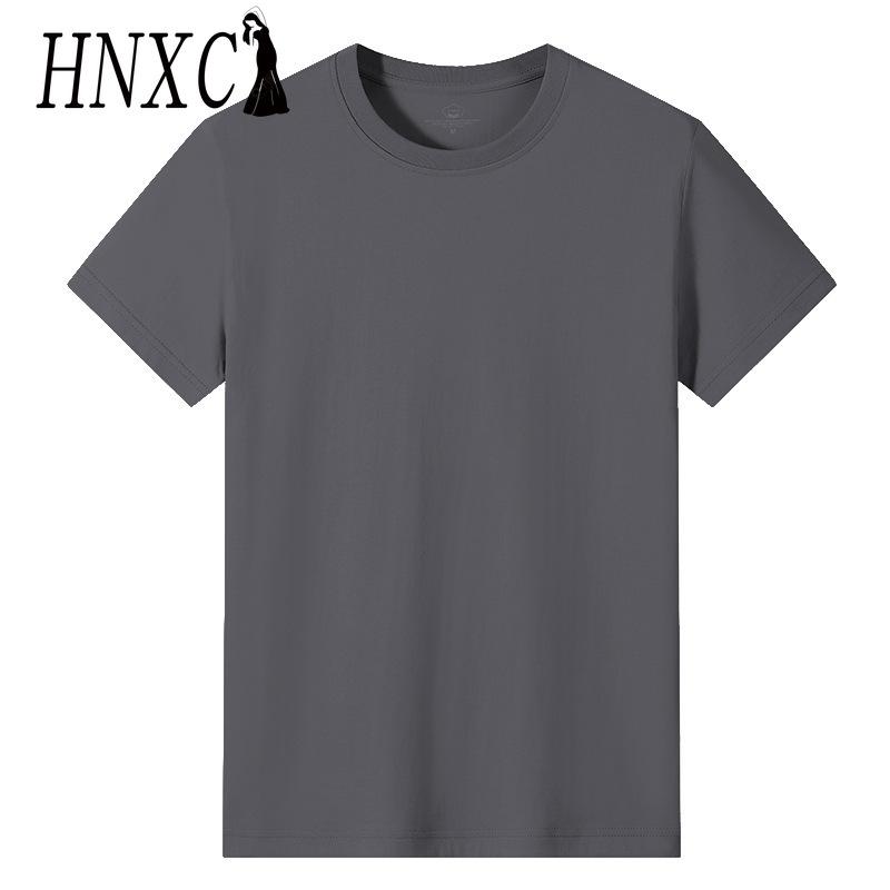 HNXC Хлопковая футболка с коротким рукавом, мужская модная свободная рубашка с половиной рукава, сострадательная рубашка с принтом