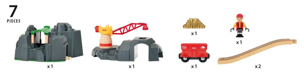 BRIO Кран и Горный Тоннель 33889