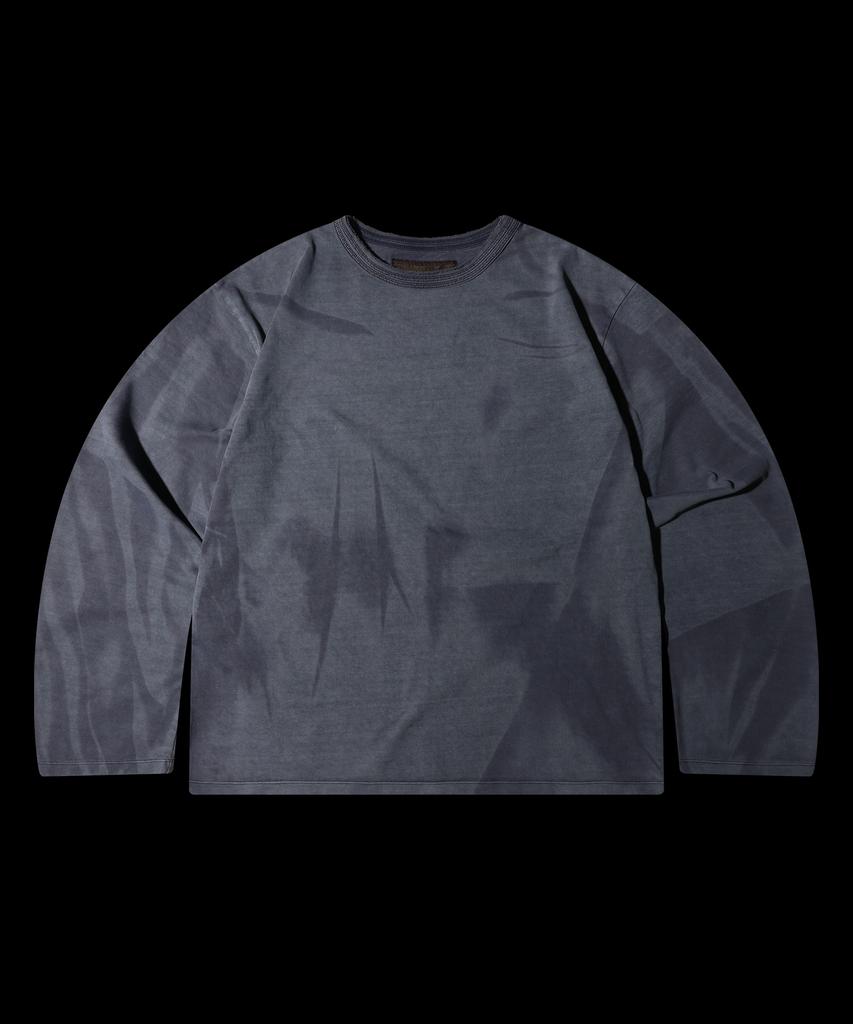 RAR Rar Sunfade Effect Vintage Long Sleeve_Navy