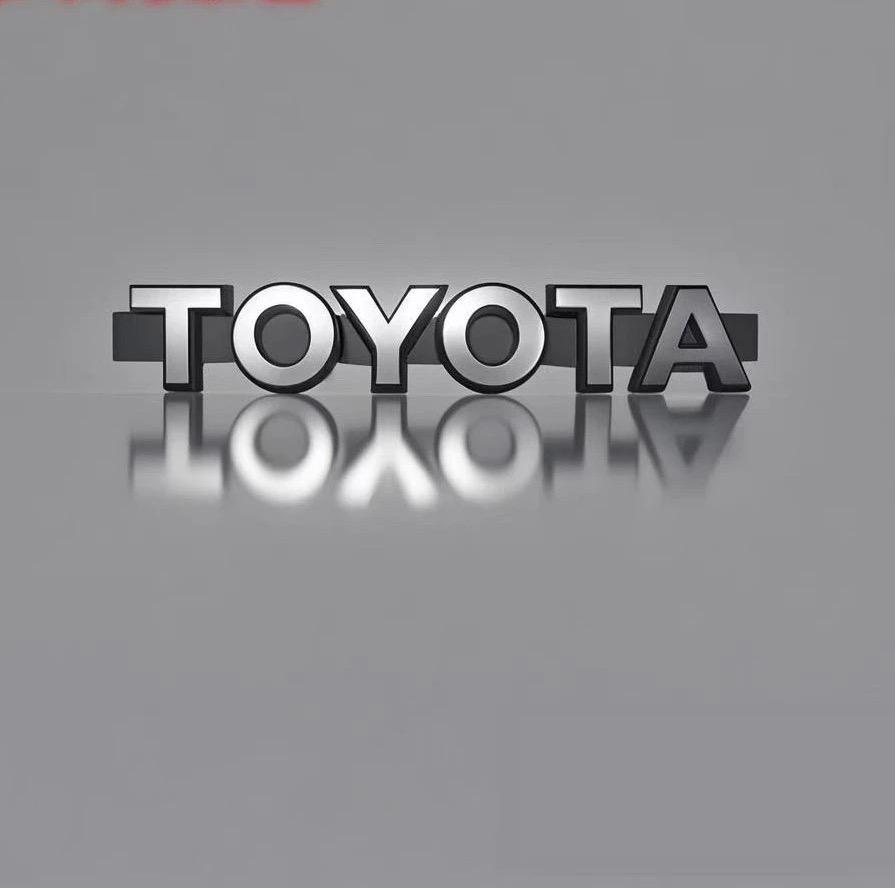 38x6,5x1,5 см Решетка радиатора в ретро-стиле с эмблемой Toyota | Светоотражающий передний значок Наклейка на автомобиль Highlander, RAV4, Venza, Corol