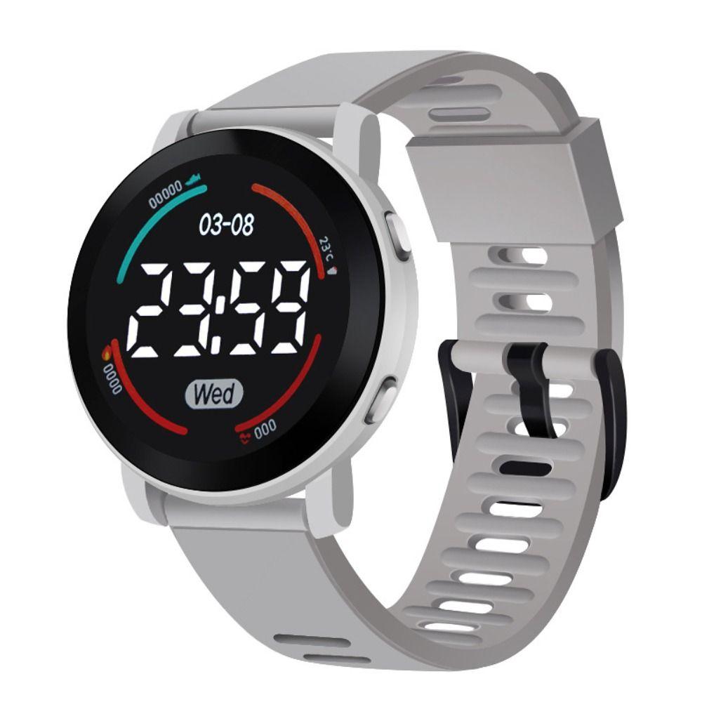 Silicone Strap Digital Electronic Wrist Watch Luminous Digital Watch New Sport Kids Watch Unisex