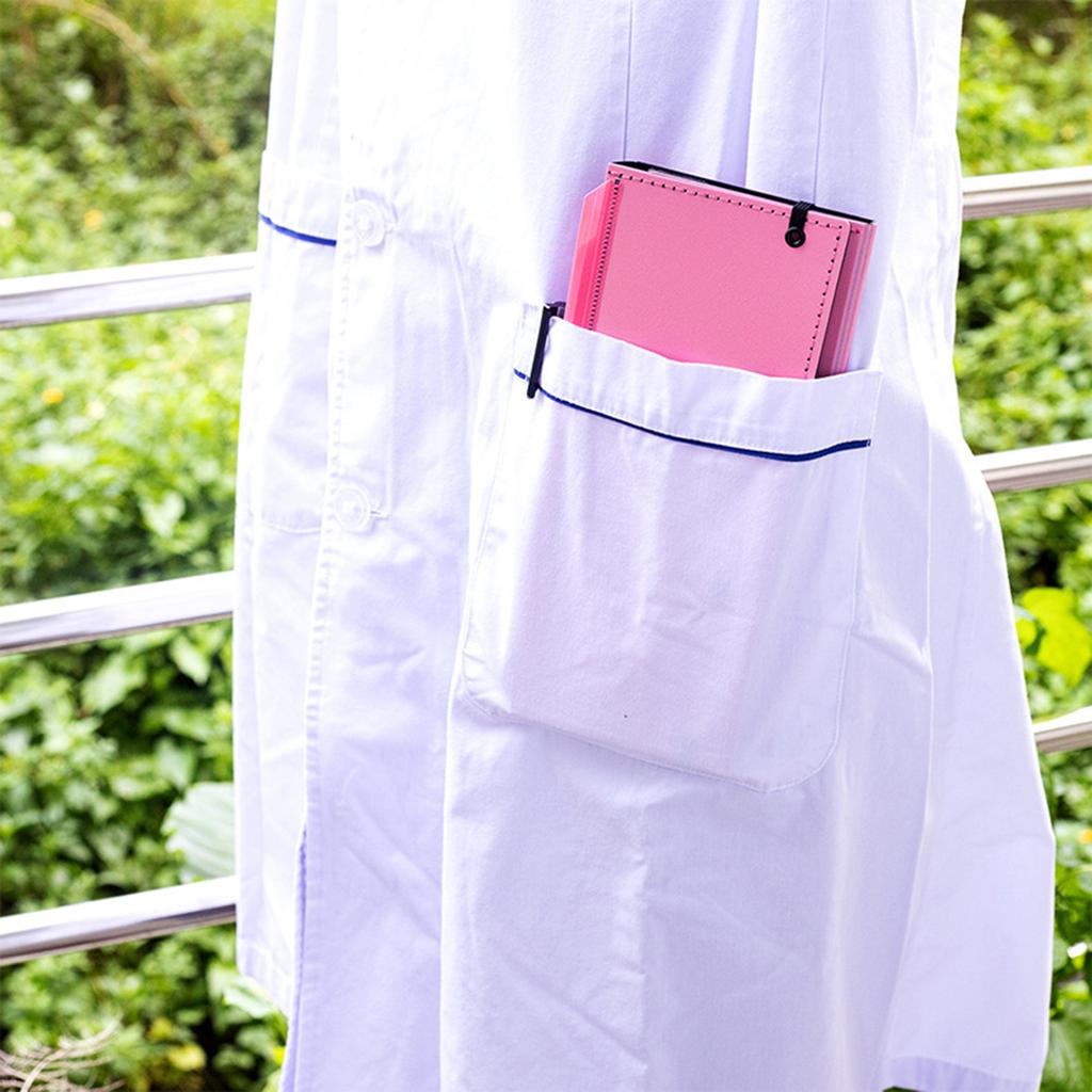 Folding Nursing Clipboard for Students Nurses Doctors 2 Layer Foldable Clipboard Pocket Writing Pad with Elastic Band