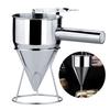 Reliable Cone Funnel Stainless Steel Funnel For Takoyaki Precision Pouring Octopus Balls Cooking Tool Easy To Clean