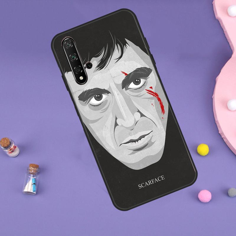 Scarface Al Pacino Tony Montana Case For Huawei Nova 11i 3i 7i 5T 11 9 10 SE Y60 Y61 Y70 Y90 Y91 P20 P40 Lite P30 Pro Cover