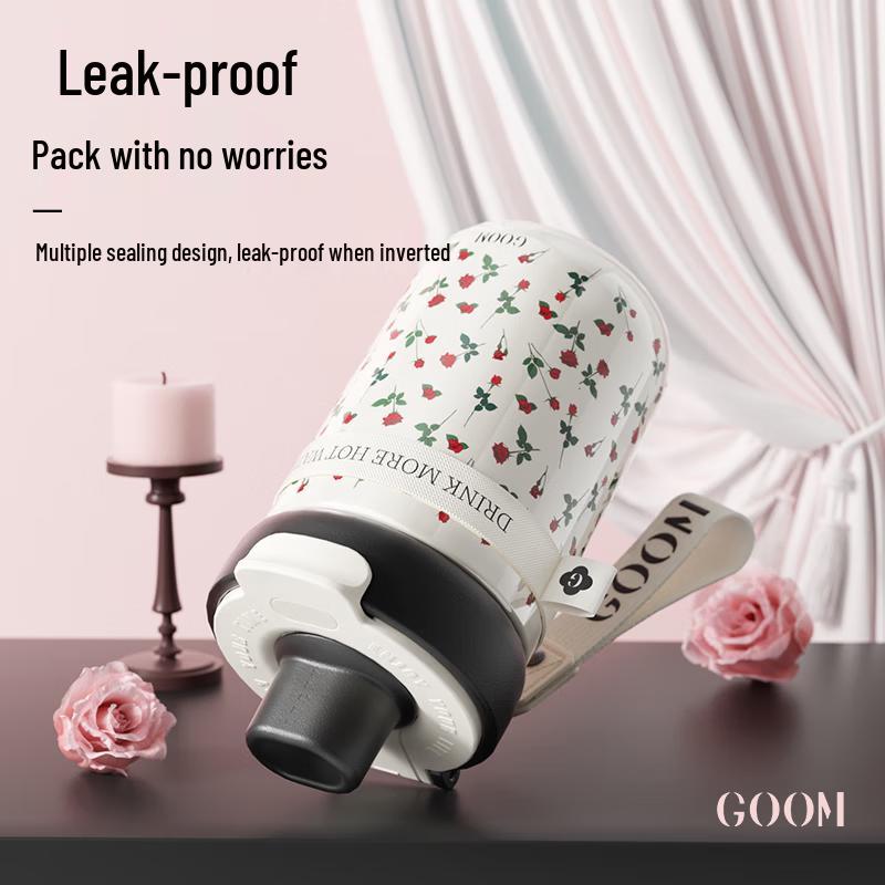 GOOM Fudie Series Insulated Coffee Straw Cup