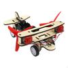 Double Engine Wind Powered Aircraft, Physical Scientific Experiment Set, Fun Assembling Education
