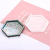 Подставки-подносы Формы для подстаканников Силиконовые формы для DIY Подставки под стаканы Квадратные, круглые, шестиугольные формы для эпоксидной смолы DIY Декор для дома