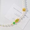 Vintage High Quality Strong Light Artificial Crystal Necklace Necklace Sweater Chain