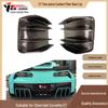 Fits 2014-2019 Chevrolet Corvette C7: Two-Piece Carbon Fiber Rear Lip and Diffuser