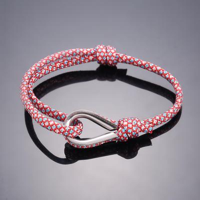 Регулируемый браслет дружбы в форме сердца и круга - Простой дизайн куриного сердца, Модный браслет для пар