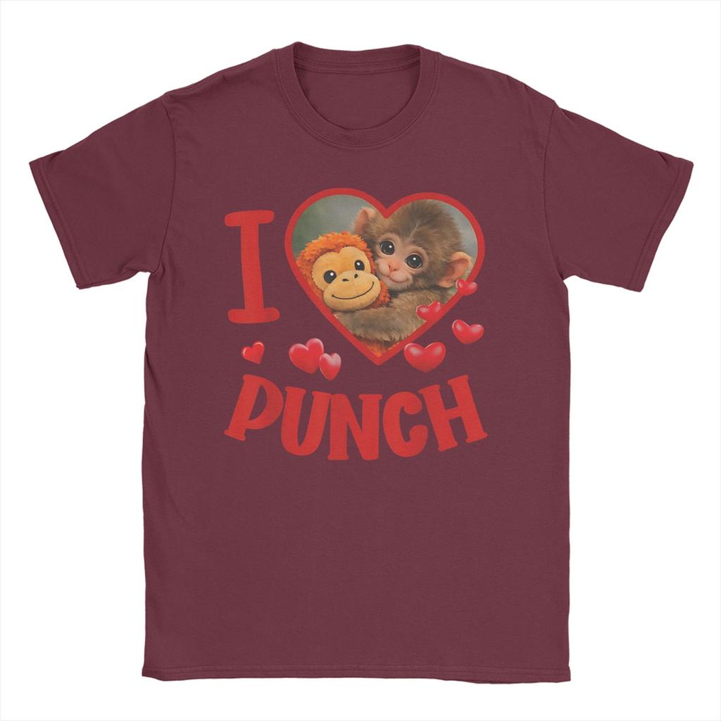 Baby Monkey Punch Cute Monkey Punch T Shirt Beach Cotton TShirts Unisexs Trendy Cool Casual Tee Shirt Short Sleeve Clothes