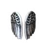 Double Fair Angel Wings Open Rings For Women Vintage Style Antique Zinc Alloy Color Adjustable Finger Ring Fashion Zircon