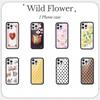 Новый Чехол для Телефона Wildflower 3D Ins Клубника Вишня для iPhone 16 15 14 13 12 Pro Max Plus 16 15pro WF Милый Мультяшный Чехол Funda
