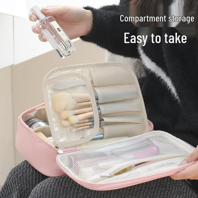 Роскошная многофункциональная косметичка – Высокая вместимость, Стильный дизайн, Свободно разделяемая, Идеально подходит для путешествий