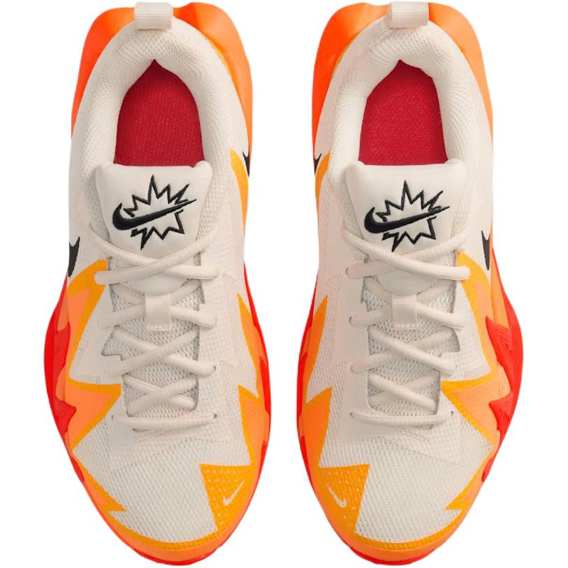 Nike St Dynamite Удобная посадка Дышащие Низкие Детские Баскетбольные Кроссовки Унисекс Бежевый Оранжевый IH2308-100