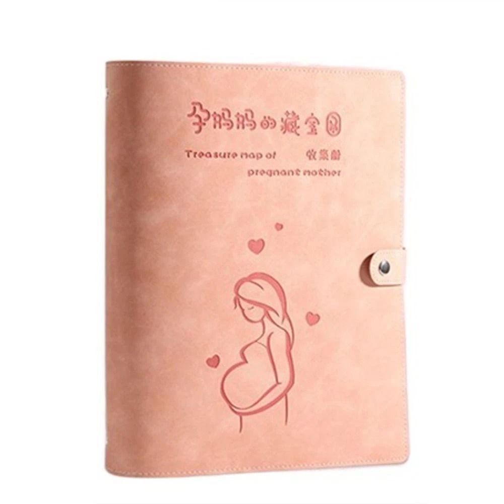 PU Leather Pregnancy Booklet a4 a5 Pregnancy Storage Folder  Of Pregnant Mother