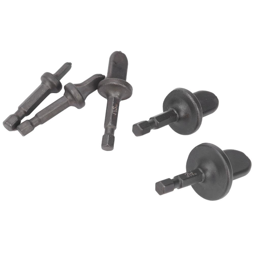 5 Pcs Set Swaging Tool Set 1/4 Inch Hex Shank HVAC Repair Kit  for Air Conditioner Repair