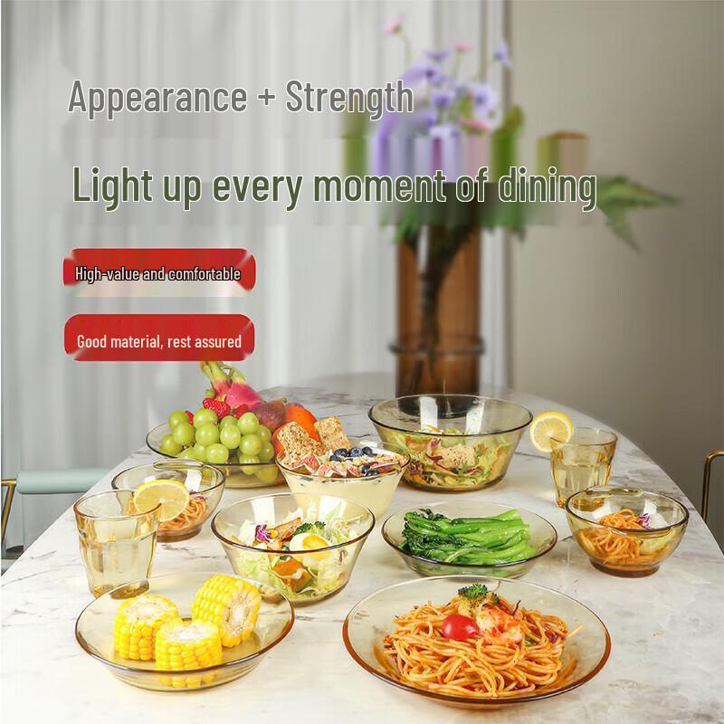 PYREX Shiny 12-Piece Dinnerware Set