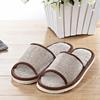 2024 New Linen Shoes Women And Men Household Slippers Indoor Floor Shoes Summer Women's Mute Slippers Sandals Women Slippers