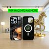 Чехол для телефона со стеганой текстурой F-Football S-Soccer для iPhone 17, 16, 15, 14, 13, 12, 11 Plus, Pro, Магнитный, Для беспроводной зарядки Magsafe