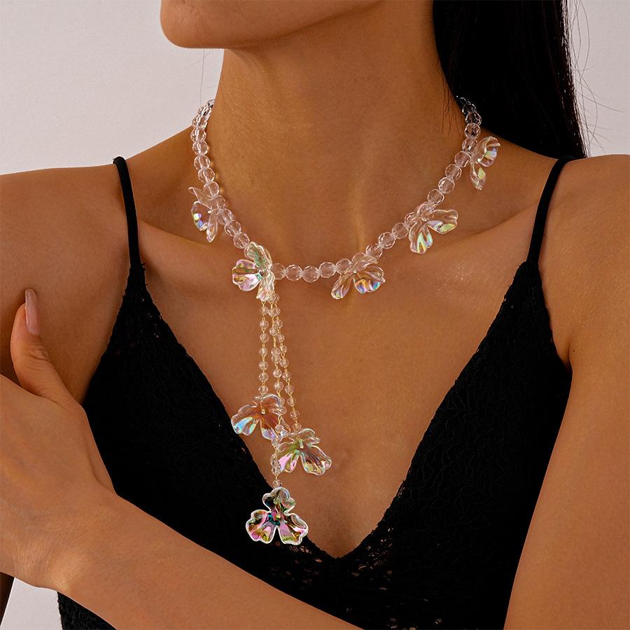 Винтажное металлическое ожерелье с ракушкой в форме сердца: Роскошная, Уникальная и Преувеличенная Цепочка на Ключицу