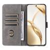 For Honor 200 5G Case PU Leather RFID Blocking Card Slots Wallet Phone Cover