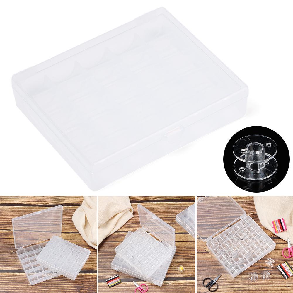 Чехол для швейных принадлежностей Пластиковый набор швейных ниток Пустые шпульки Коробка для хранения шпуль для ниток
