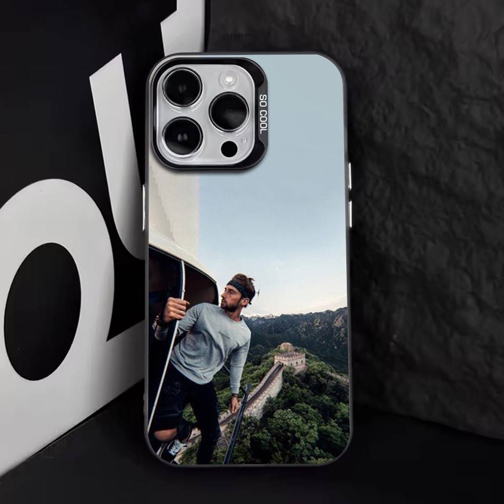 Sam Kolder Чехол для телефона для iPhone 17,16,15,14,13,12,11 Plus,Pro Max,XS,Красочный Серебристо-Черный Чехол