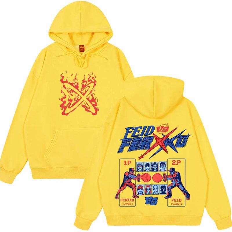 Худи с принтом тура рэперов Feid и Ferxxo Falxo