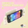 PlayVital Protective Cover Set for Switch Compatible with Switch 2 Includes Cat Ears Paw Silicone PC Adjustable Stand Japanese Sakura Kitten Design 2,