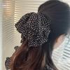 Irregular Spots Mesh Bow Hairpin Female Korean Simple Fashion Grab Clip Back Head Half Tie Hair Accessories Female