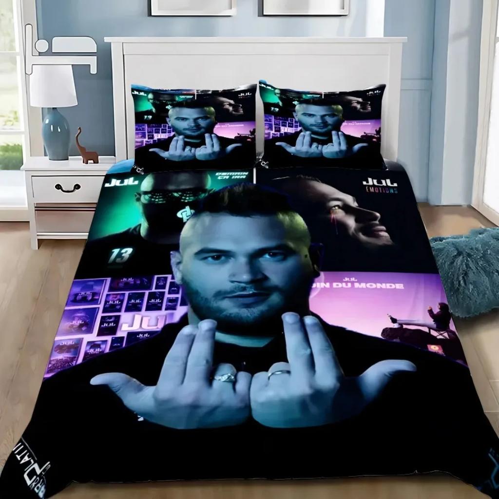Комплект постельного белья JuL с 3D-печатью, JuL C'est Pas Des Lol Пододеяльник Наволочка Взрослый Мальчик Девочка Украшение Спальни Детский Односпальный Двуспальный
