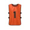 12 PCS Kid's Football Pinnies 2 Colors Quick Drying Soccer Jerseys Youth Sports Scrimmage