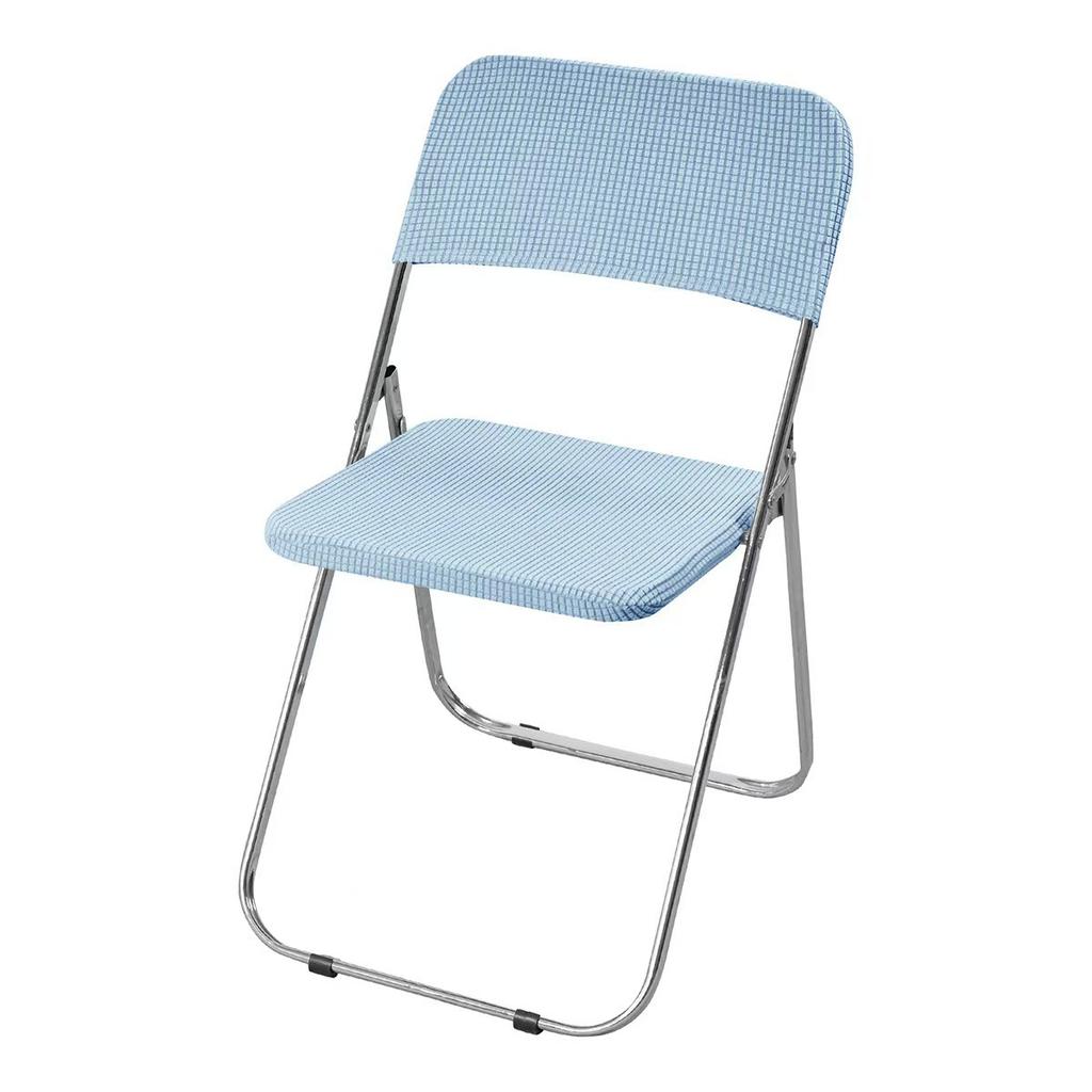 New Thickened Anti-slip Folding Chair Cover Universal Elastic Velvet Folding Chair Cover Four Seasons Simple Style