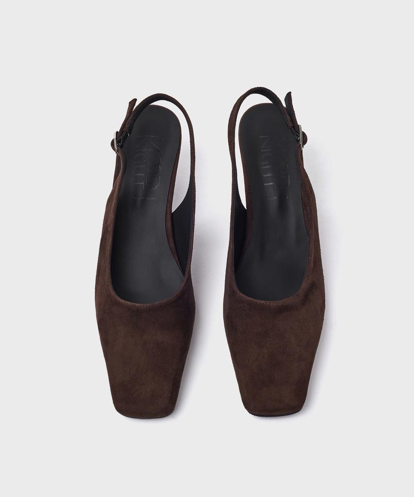 Moodnight Erina Квадратный Slingback на Шпильке-Киттен Хилл - 4 Цвета | 5См (Тип Б)