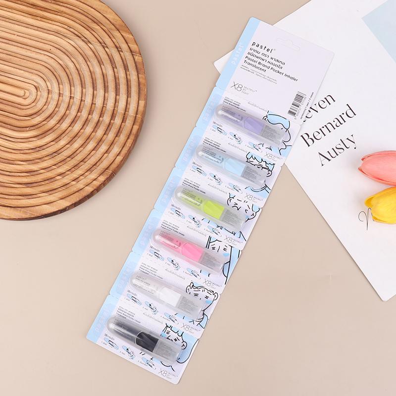 1/6Pcs Thailand Floral Menthol Brain Anti Fatigue Tube Nasal Congestion Refreshing Anti-motion Sickness Headache Anti-heatstroke