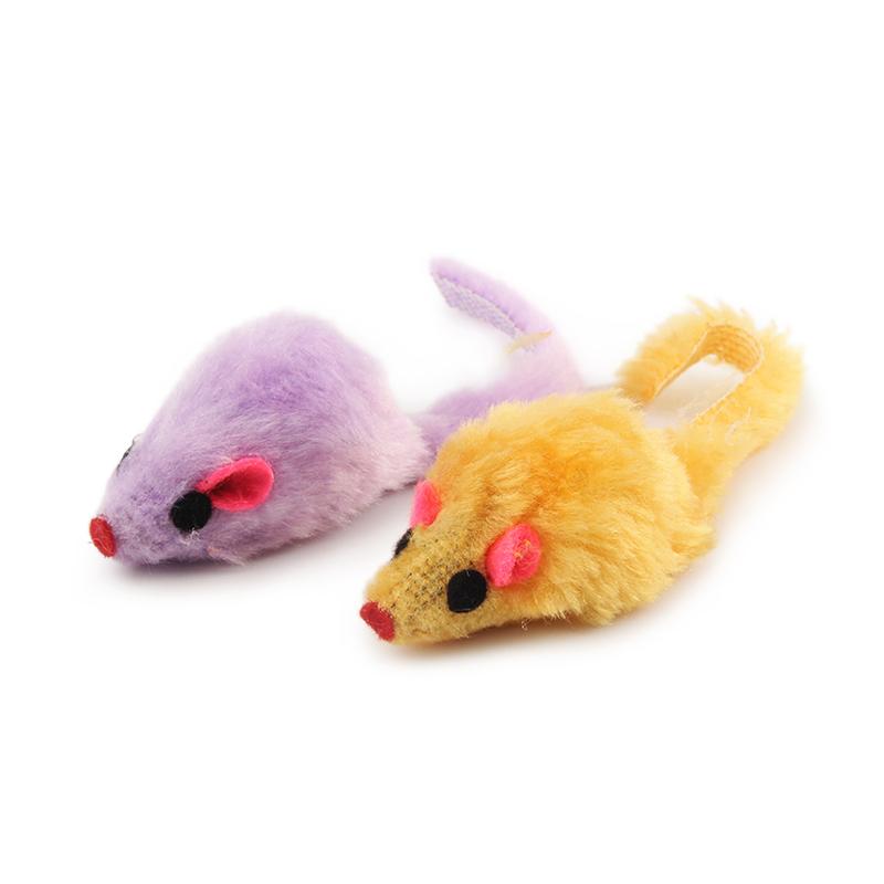 10 шт. Игрушки для домашних животных Мыши Животное Кошки Игрушки Помощь Развлечение Пушистая Мышь Игрушка для Кошки Для Котенка