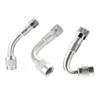Air Valve, L Type, Valve Extension, 45°+90°+135, Motorcycle, Car, Air Pump, Extension Valve, Set of 3 (Silver)