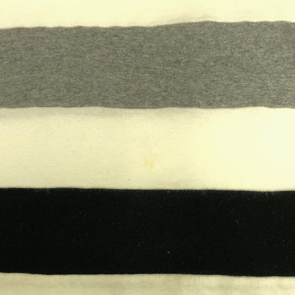 A Bathing Ape Сделано в Японии Футболка с длинным рукавом с полосатым узором M Рон Т Мужская Б/У